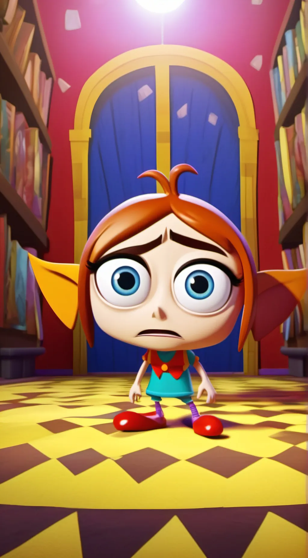 ai character: Pomni background