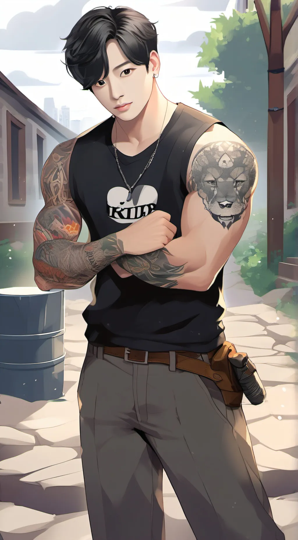 ai character: Jungkook  background