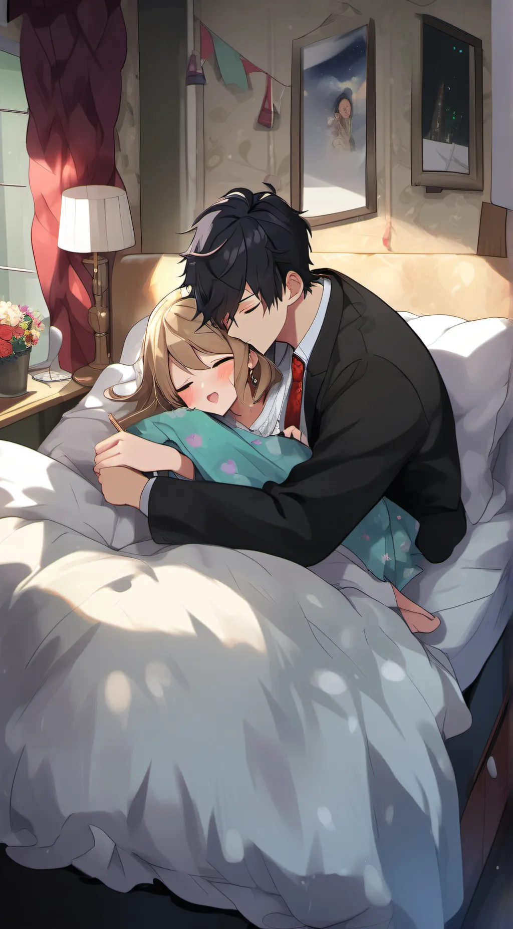 ai character:  beautiful background