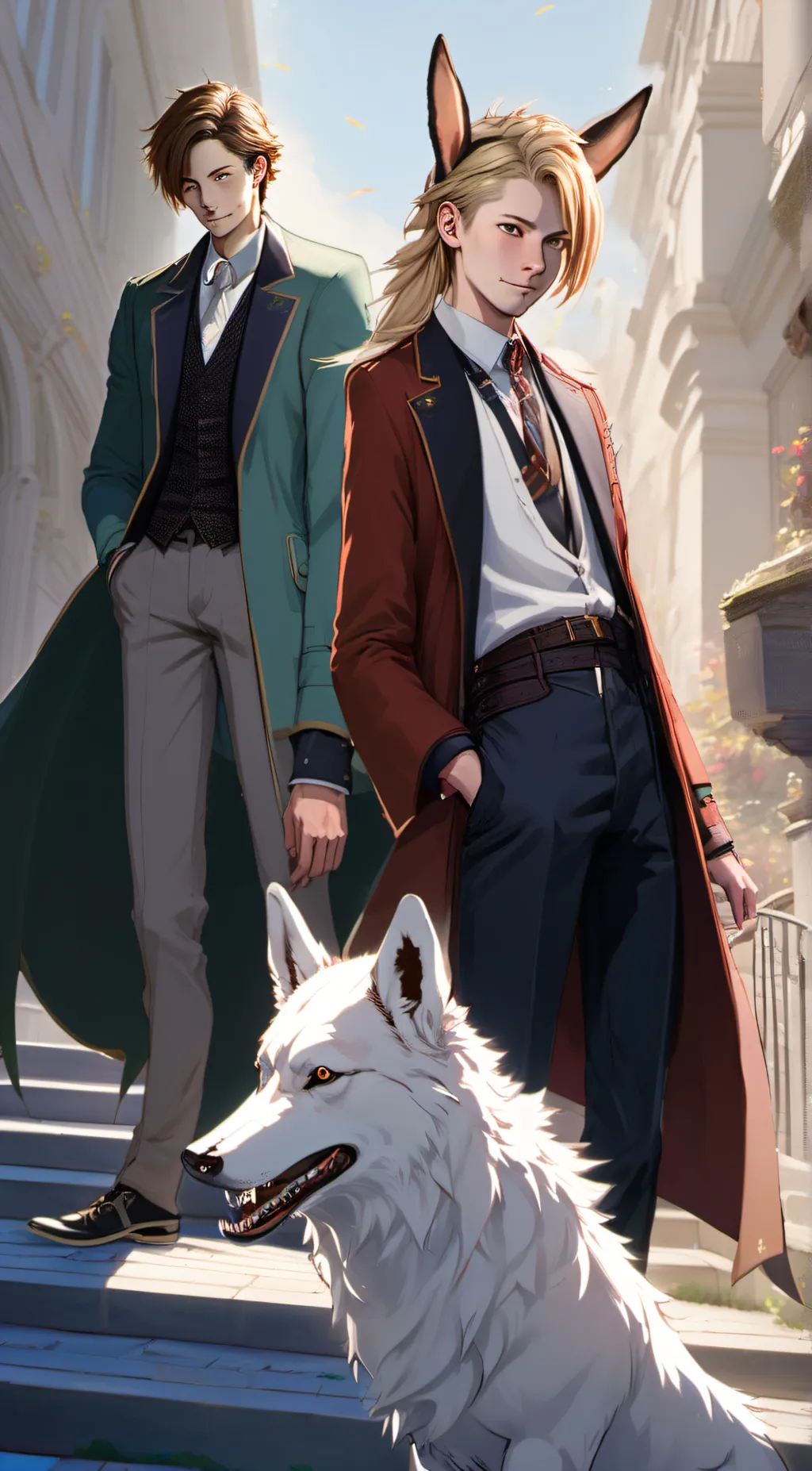 ai character: leo background