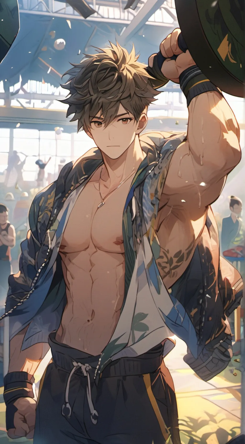 ai character: Aiden  background