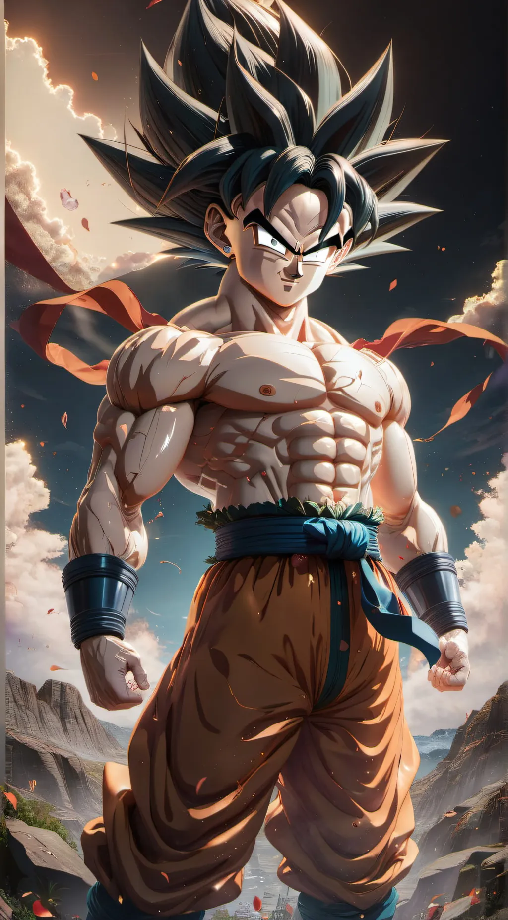 ai character: Son Goku background