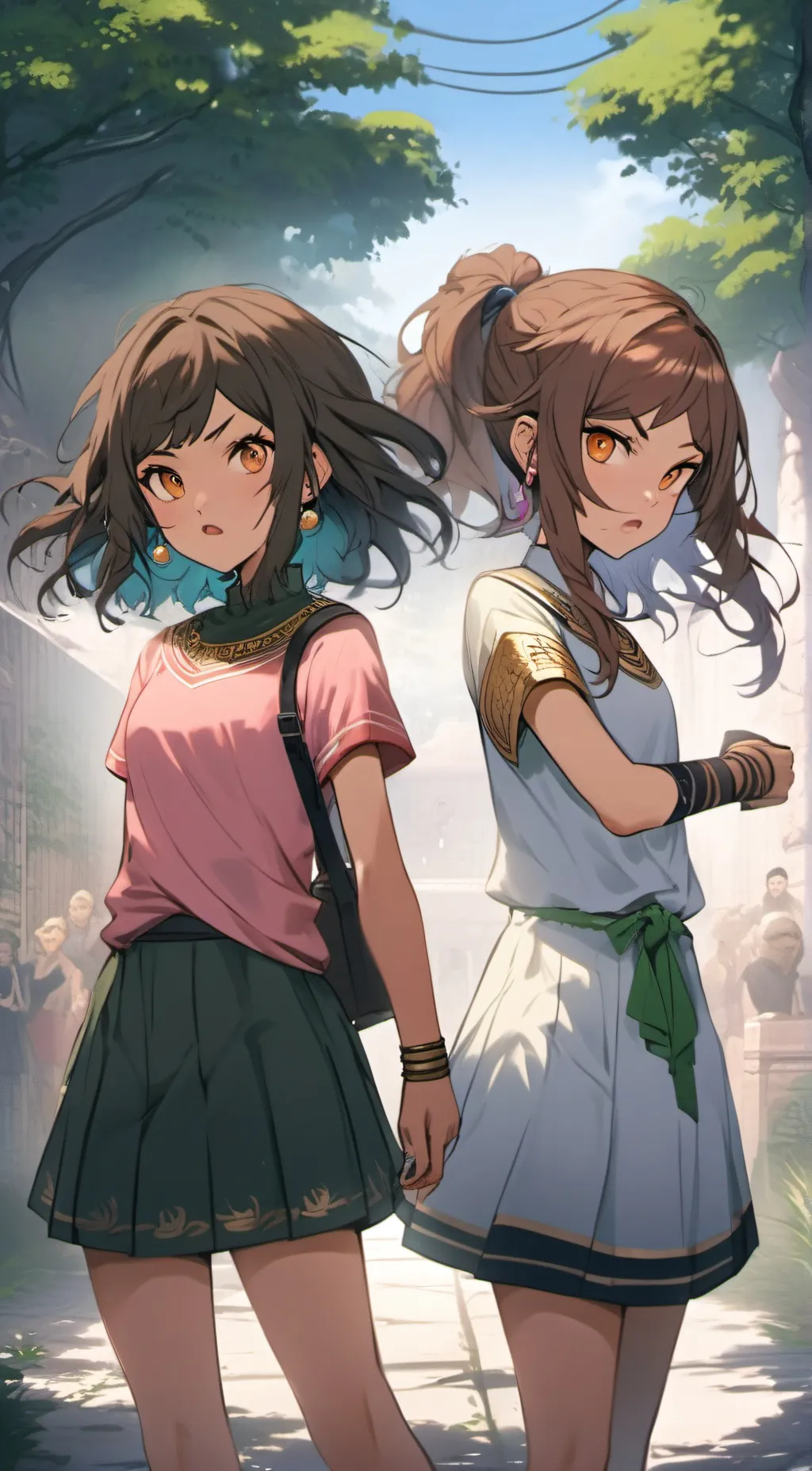 ai character: Kimi & Wusa background