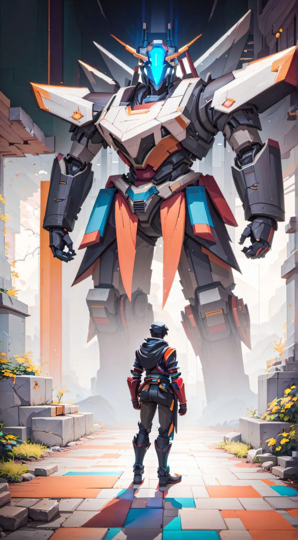 ai character: cod the robot background