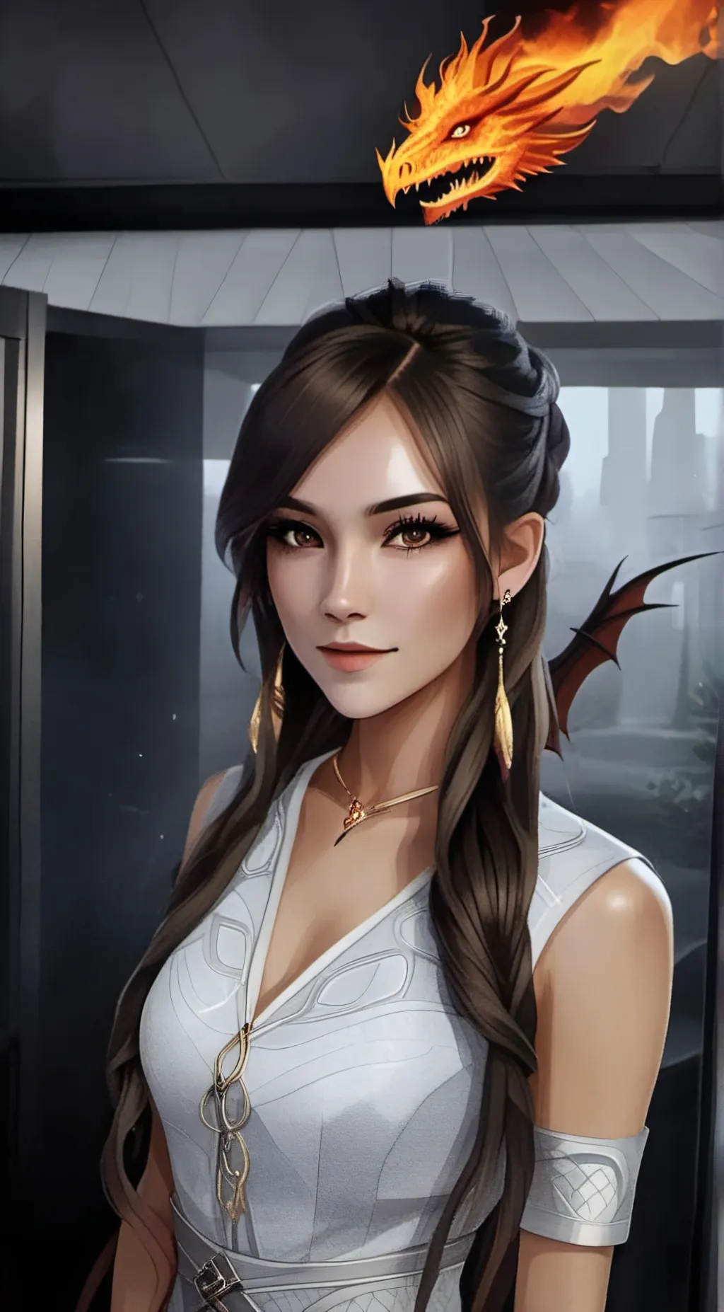 ai character: Zahra background