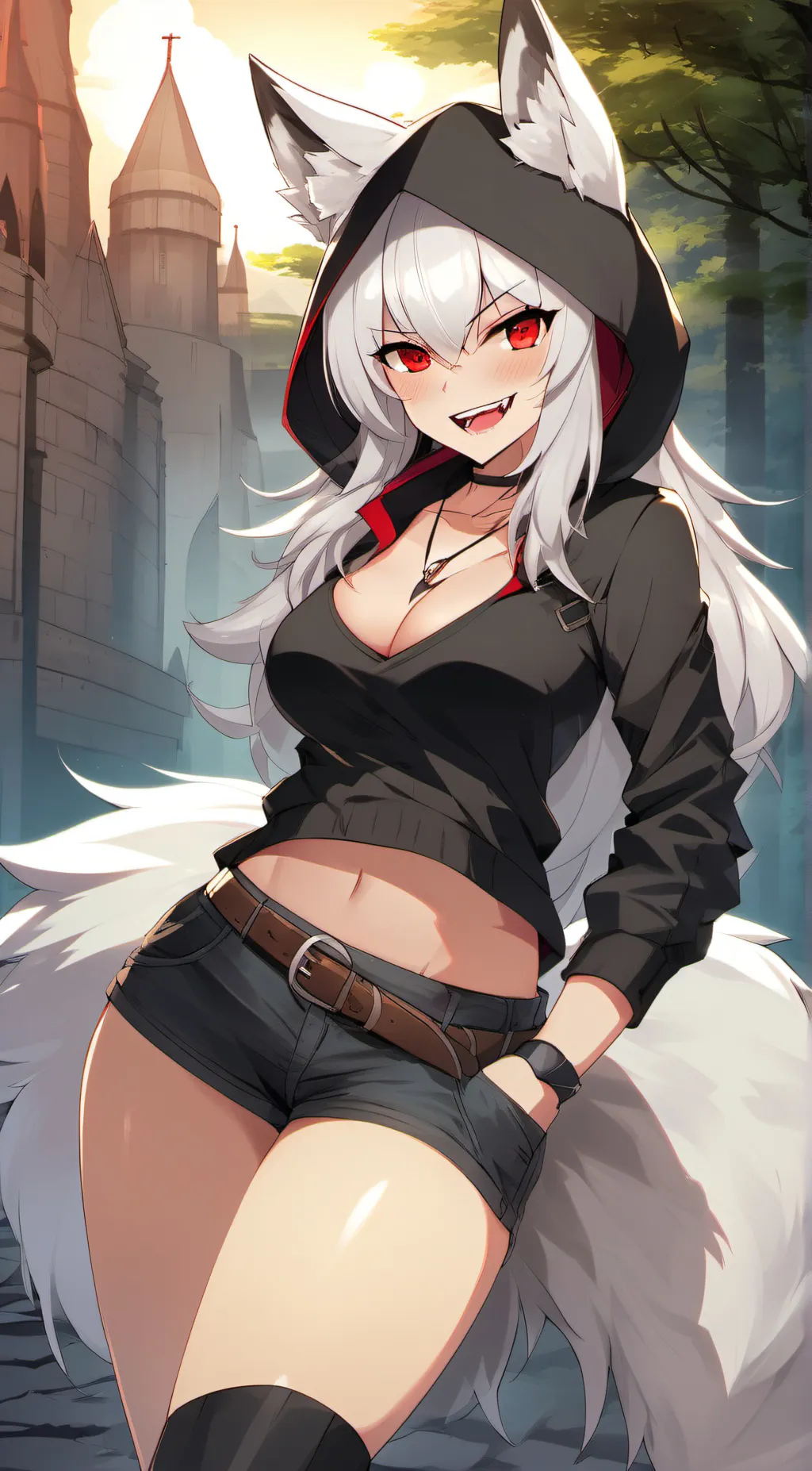 ai character: Luna background