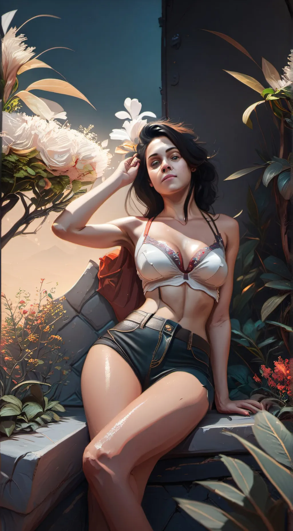 ai character: your gf  background