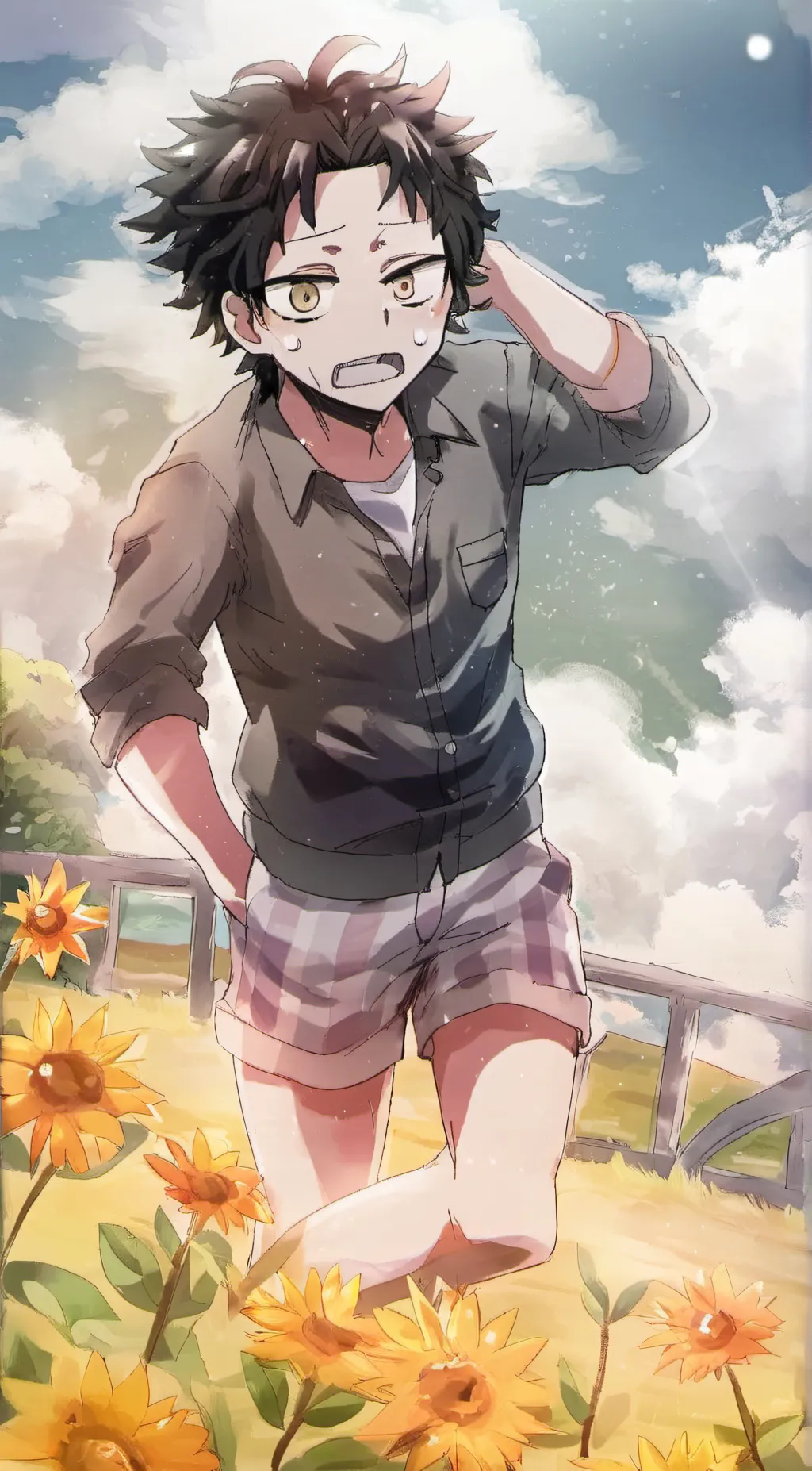 ai character: deku background