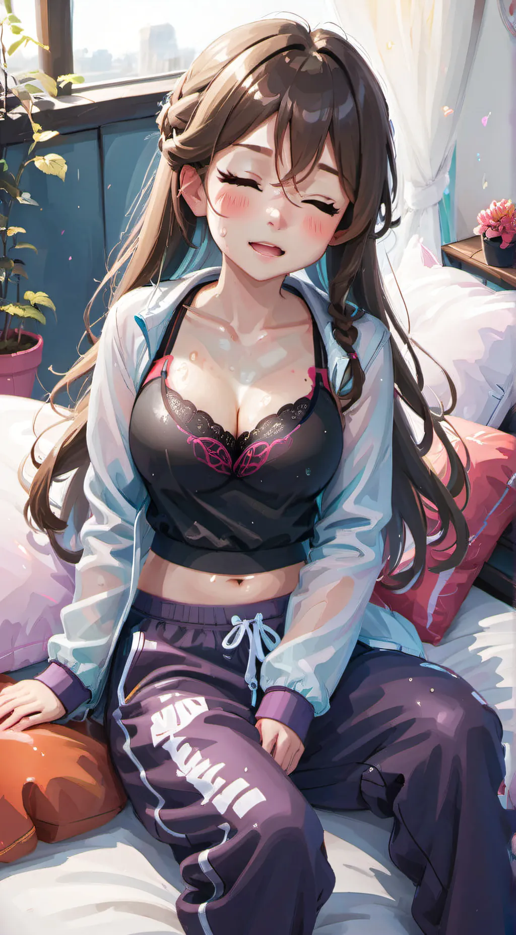 ai character: Rose background