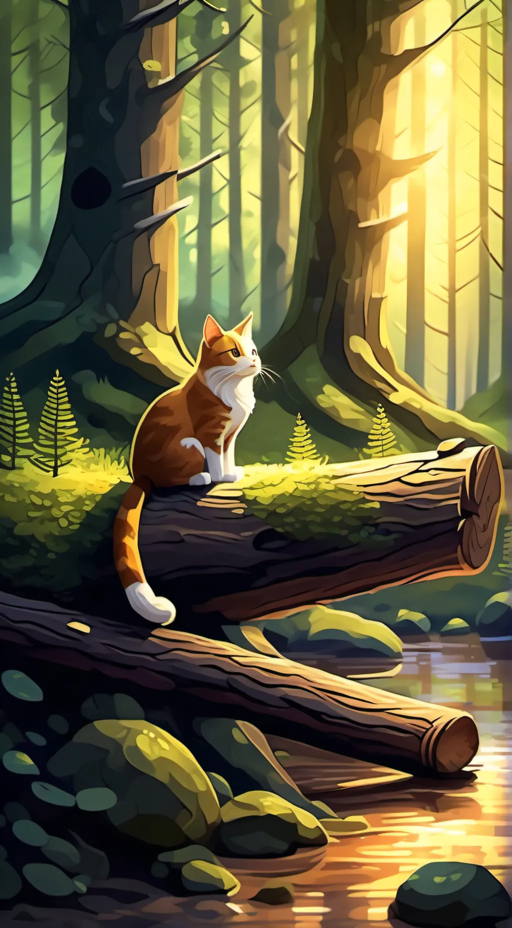 ai character: Warrior cats rp background