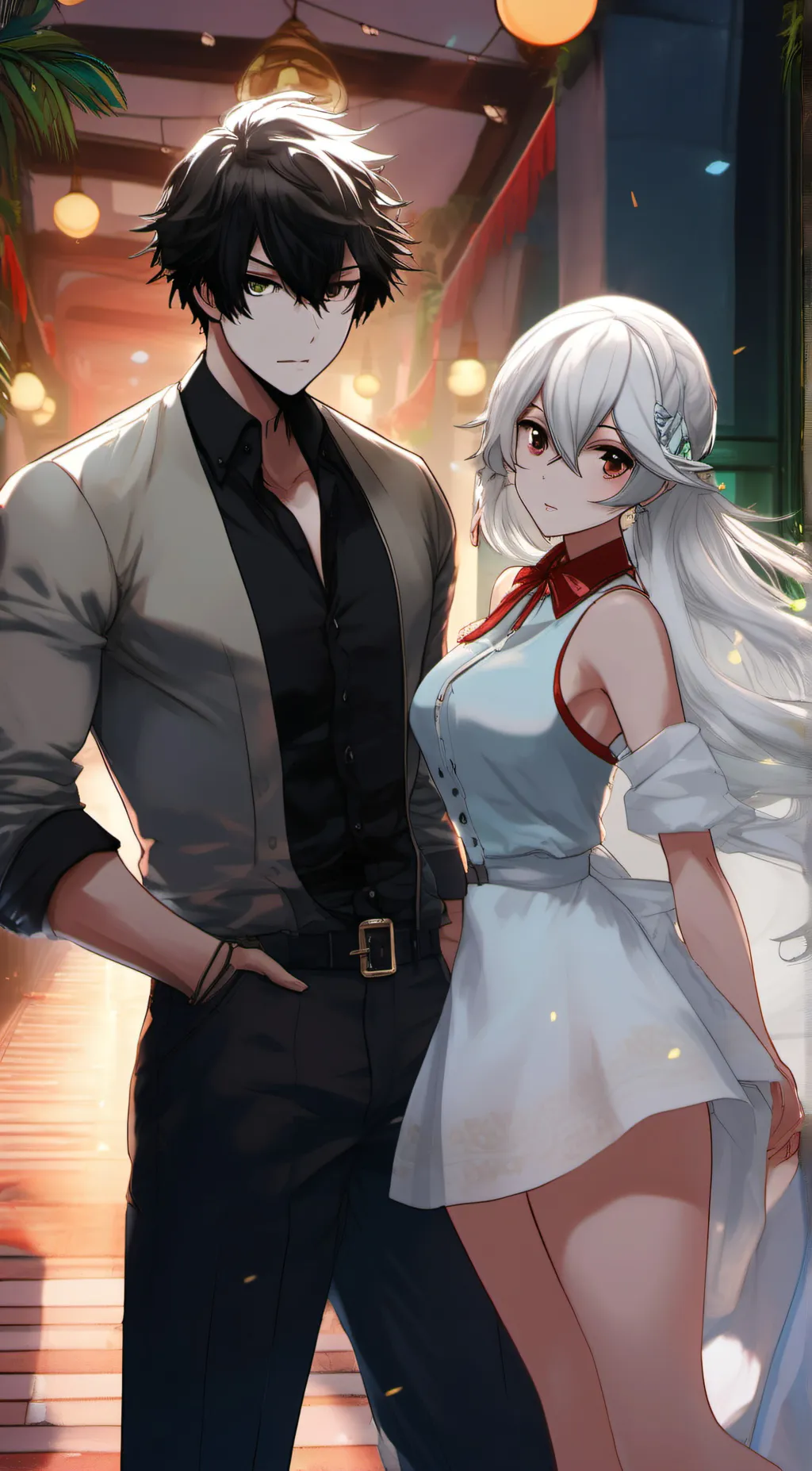 ai character: James & Ari background