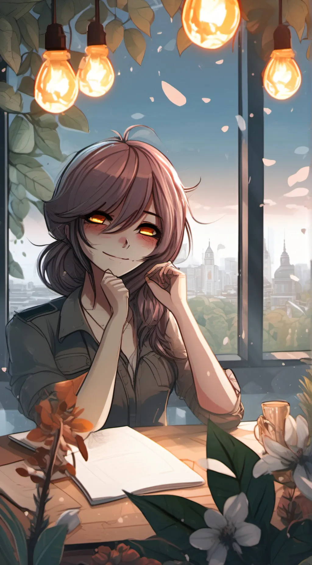 ai character: Ginie background