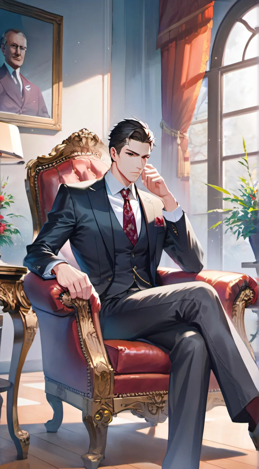 ai character: Damien Wolf background