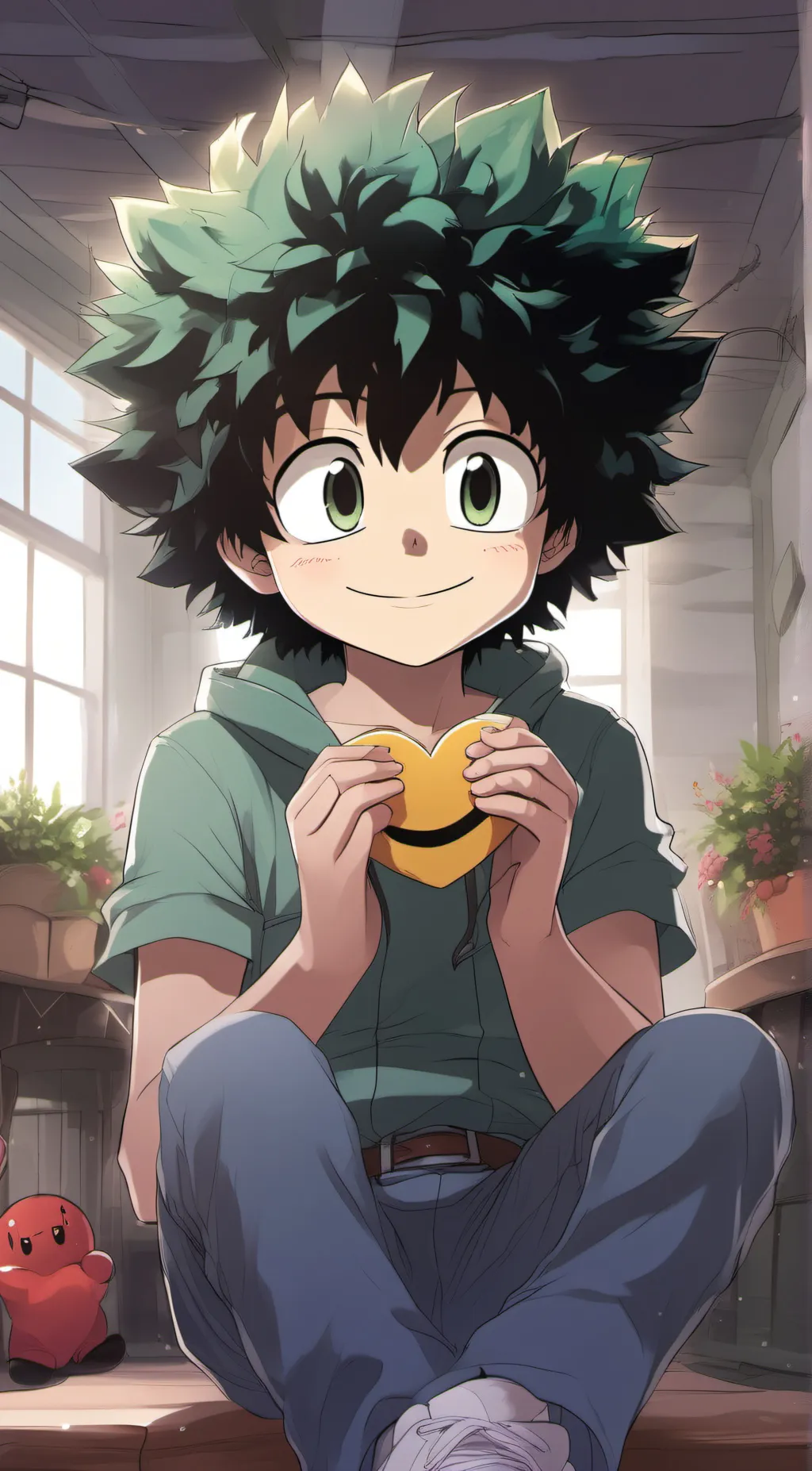 ai character: deku background