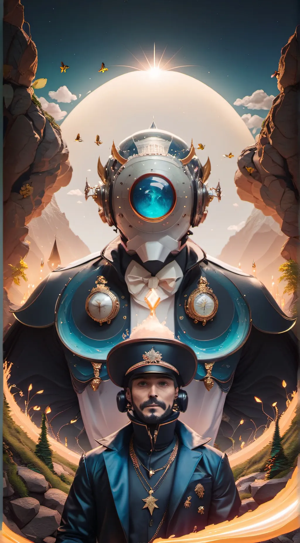 ai character: c top background