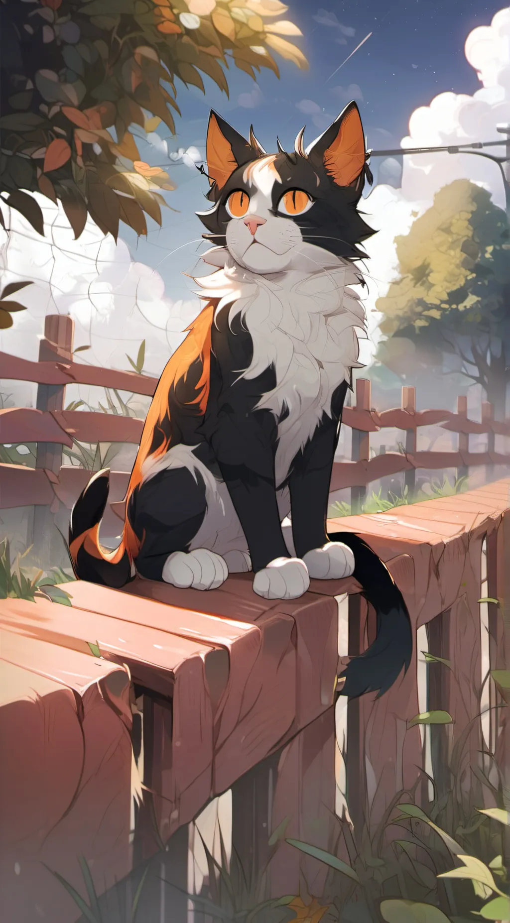 ai character: Tiger background