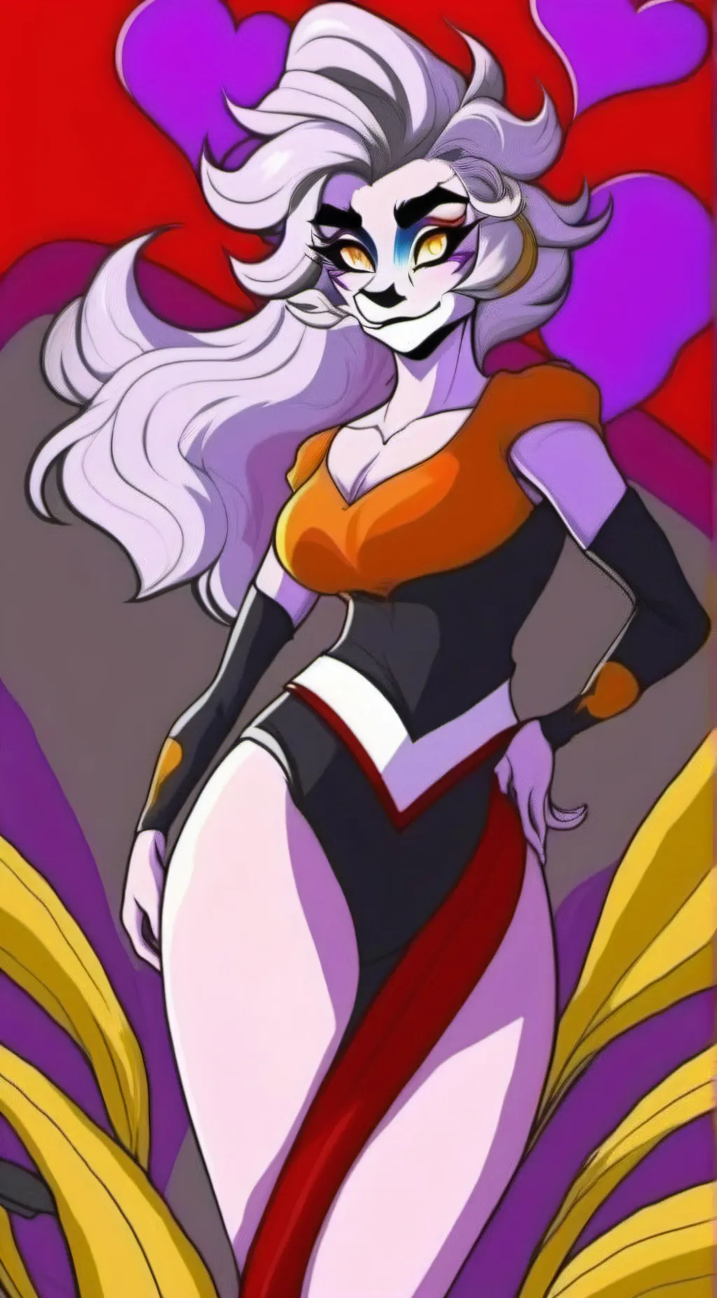 ai character: Roxanne wolf background