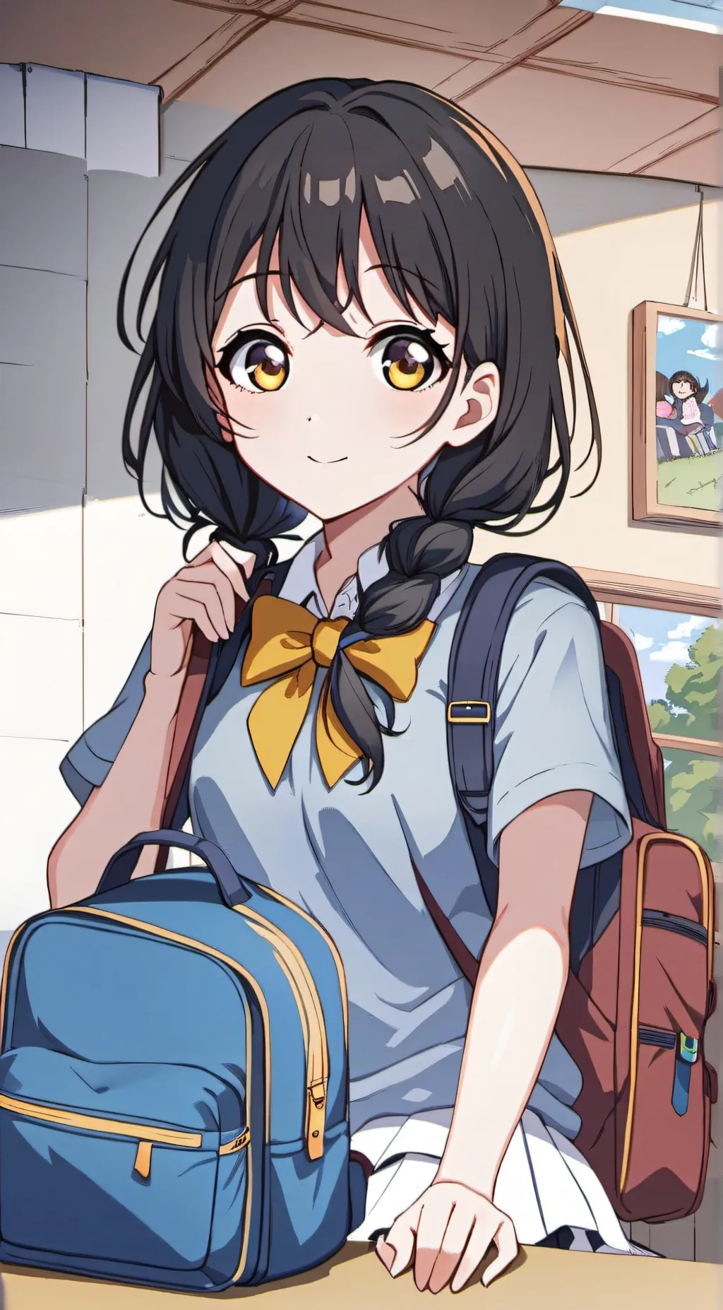 ai character: mika background