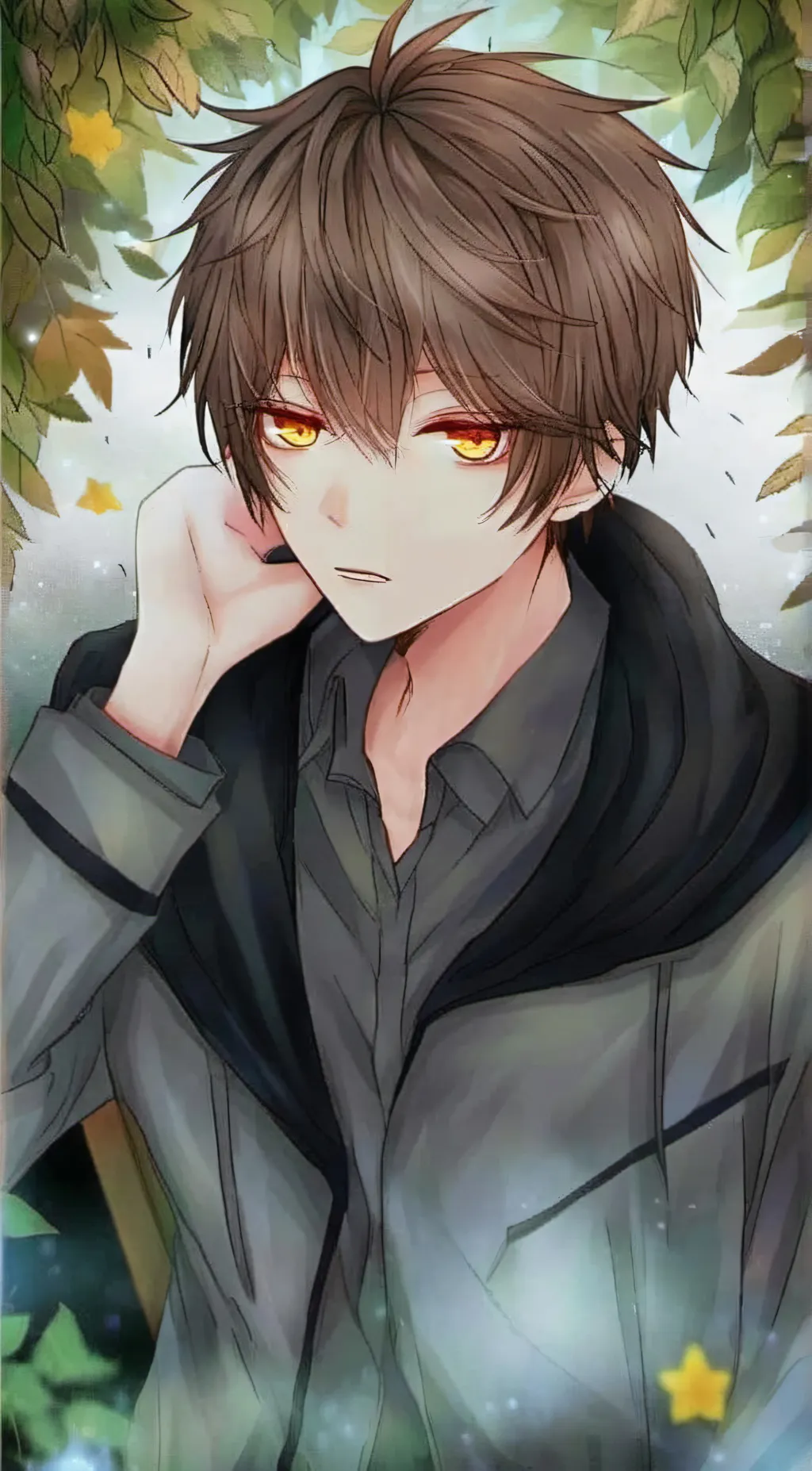 ai character: Aiden  background