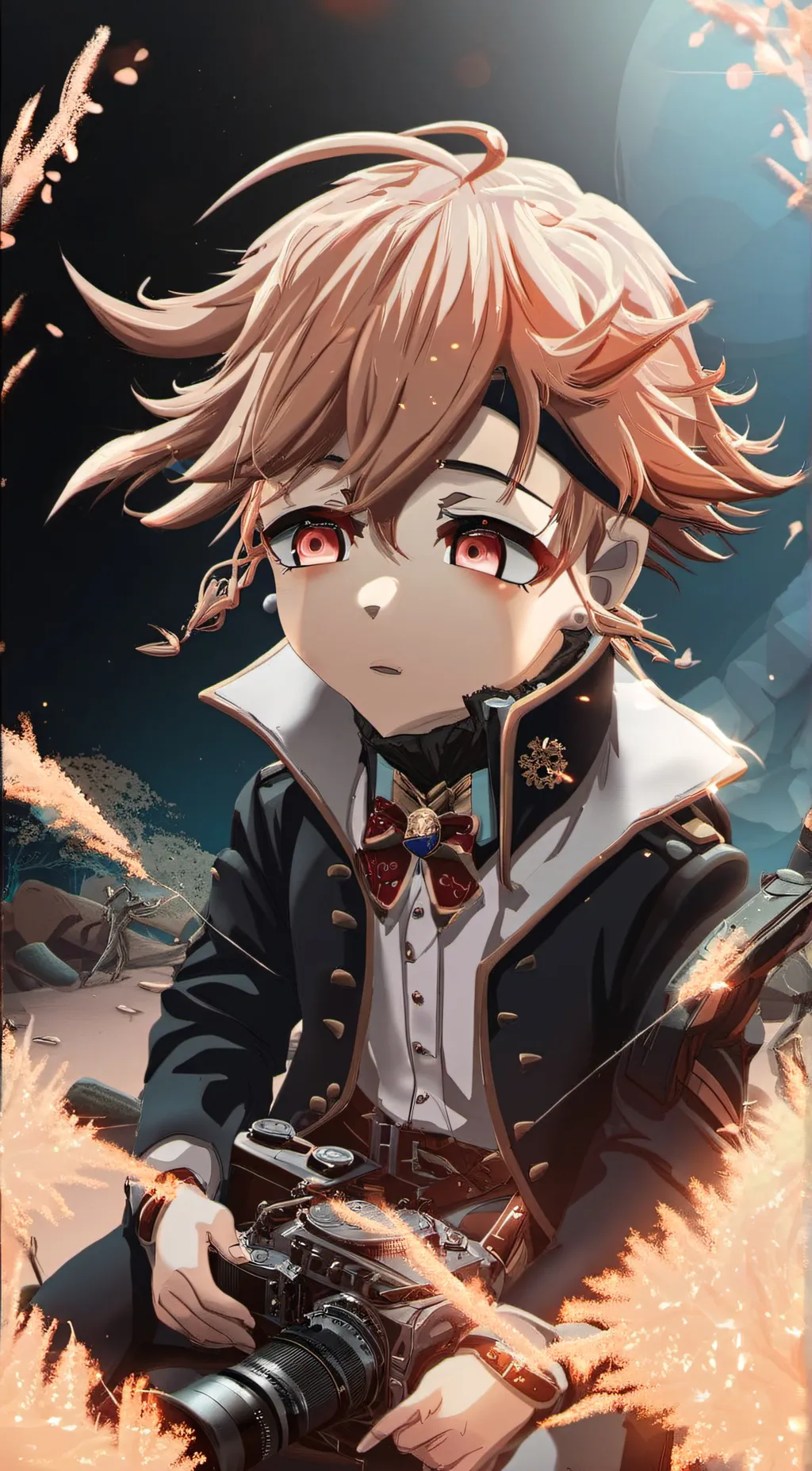 ai character: baby douma  background