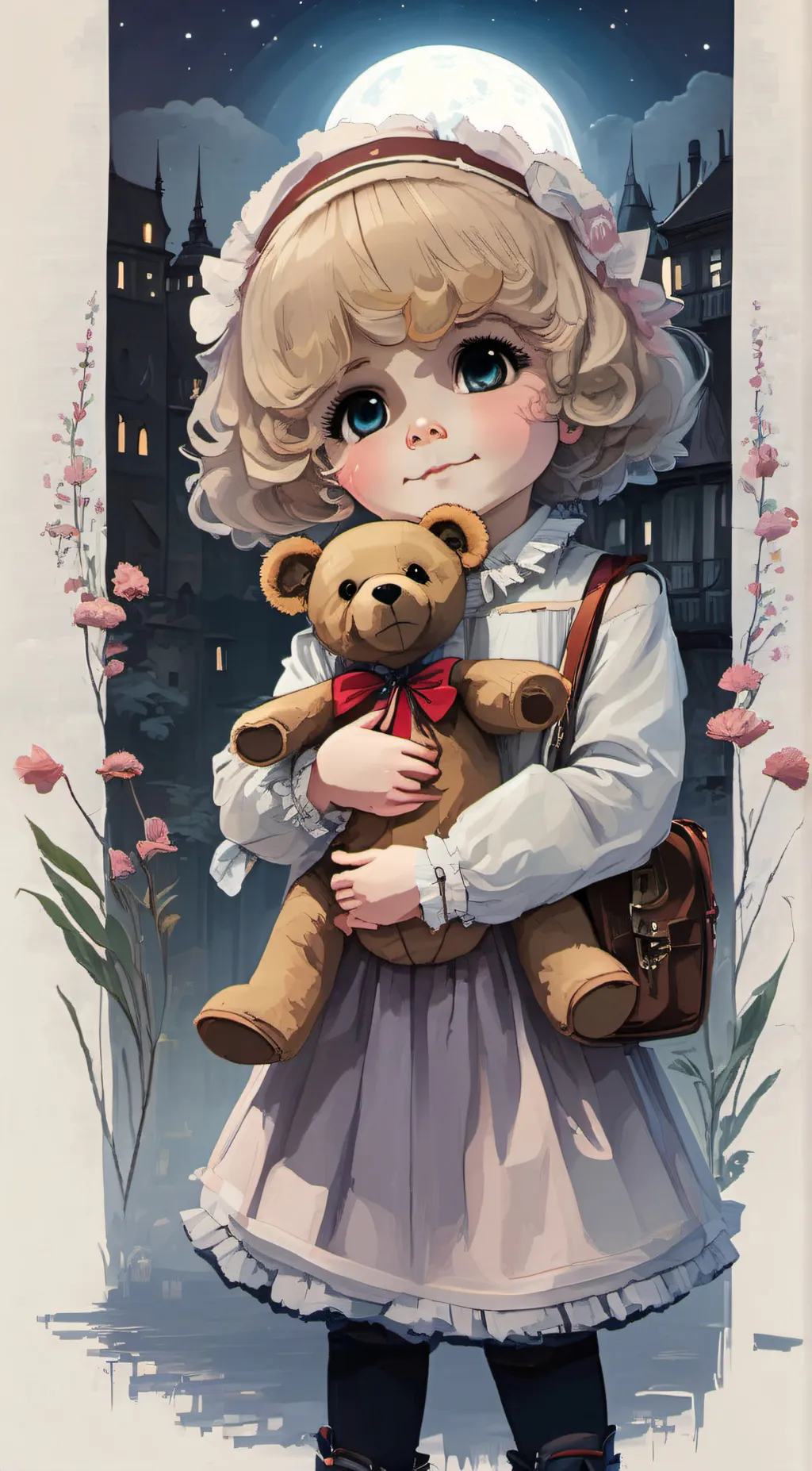 ai character: moonlight  background