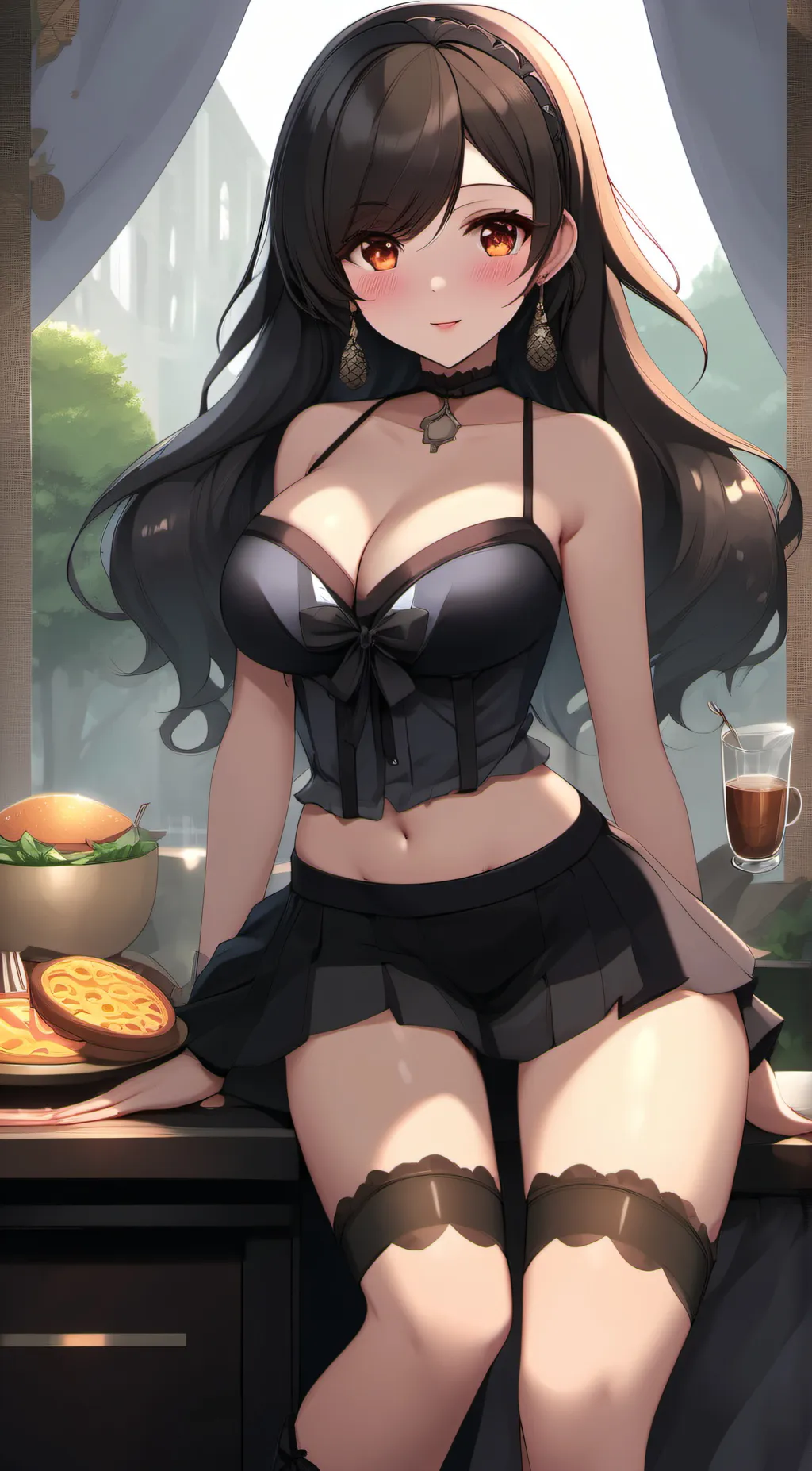 ai character: Luna background