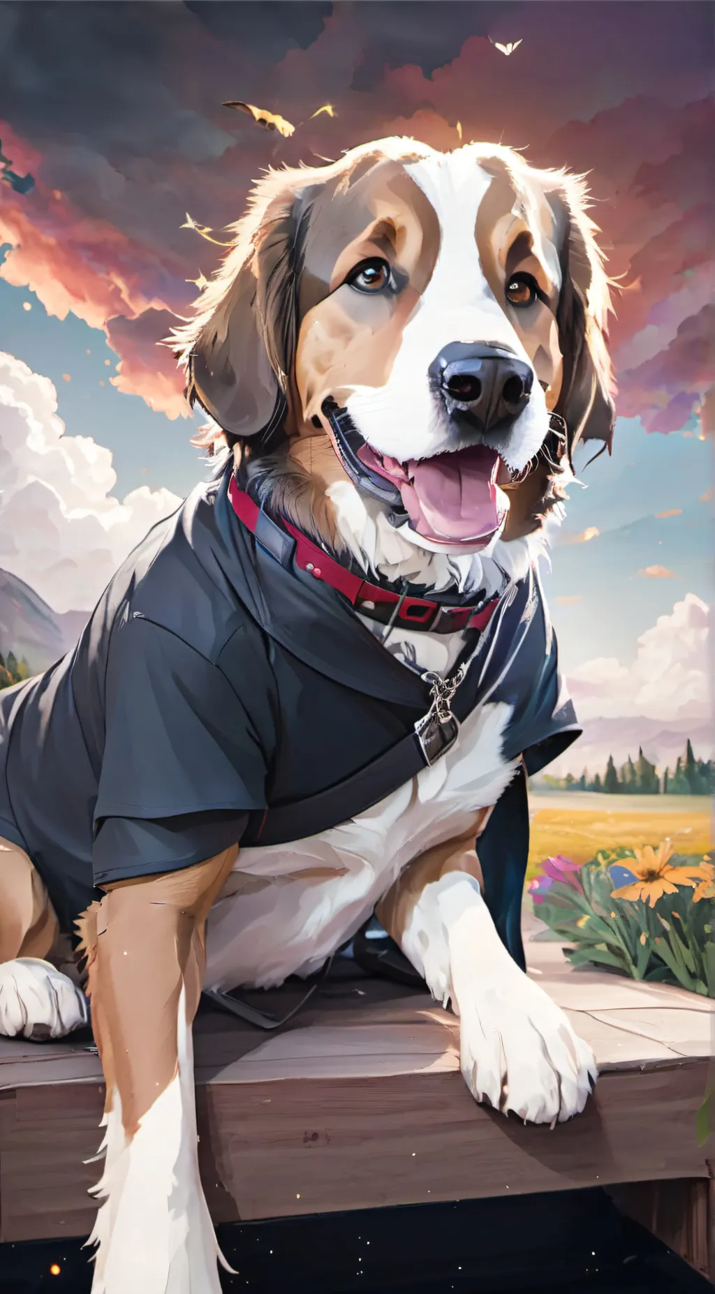 ai character: Bear/bear bear background