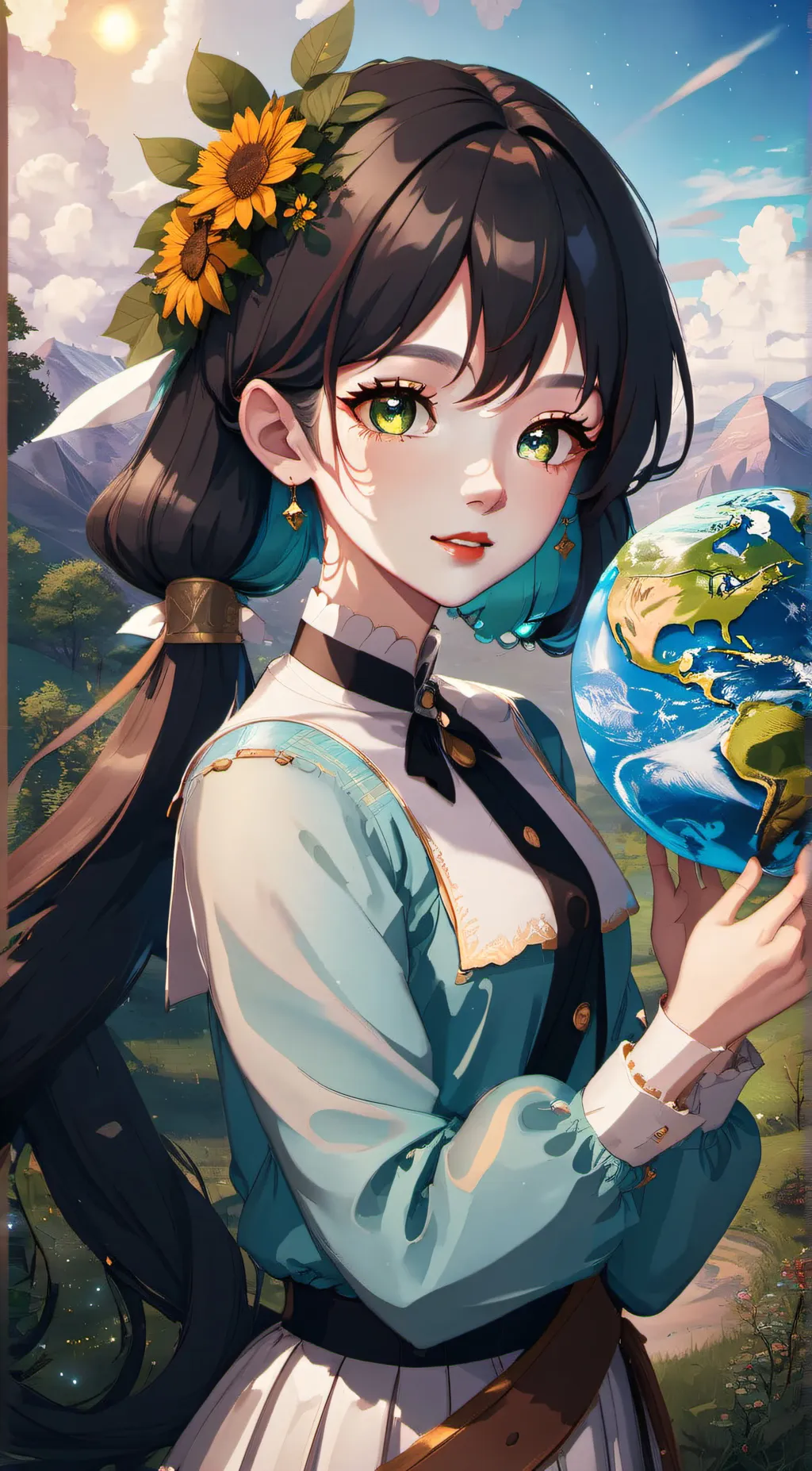 ai character: Earth background