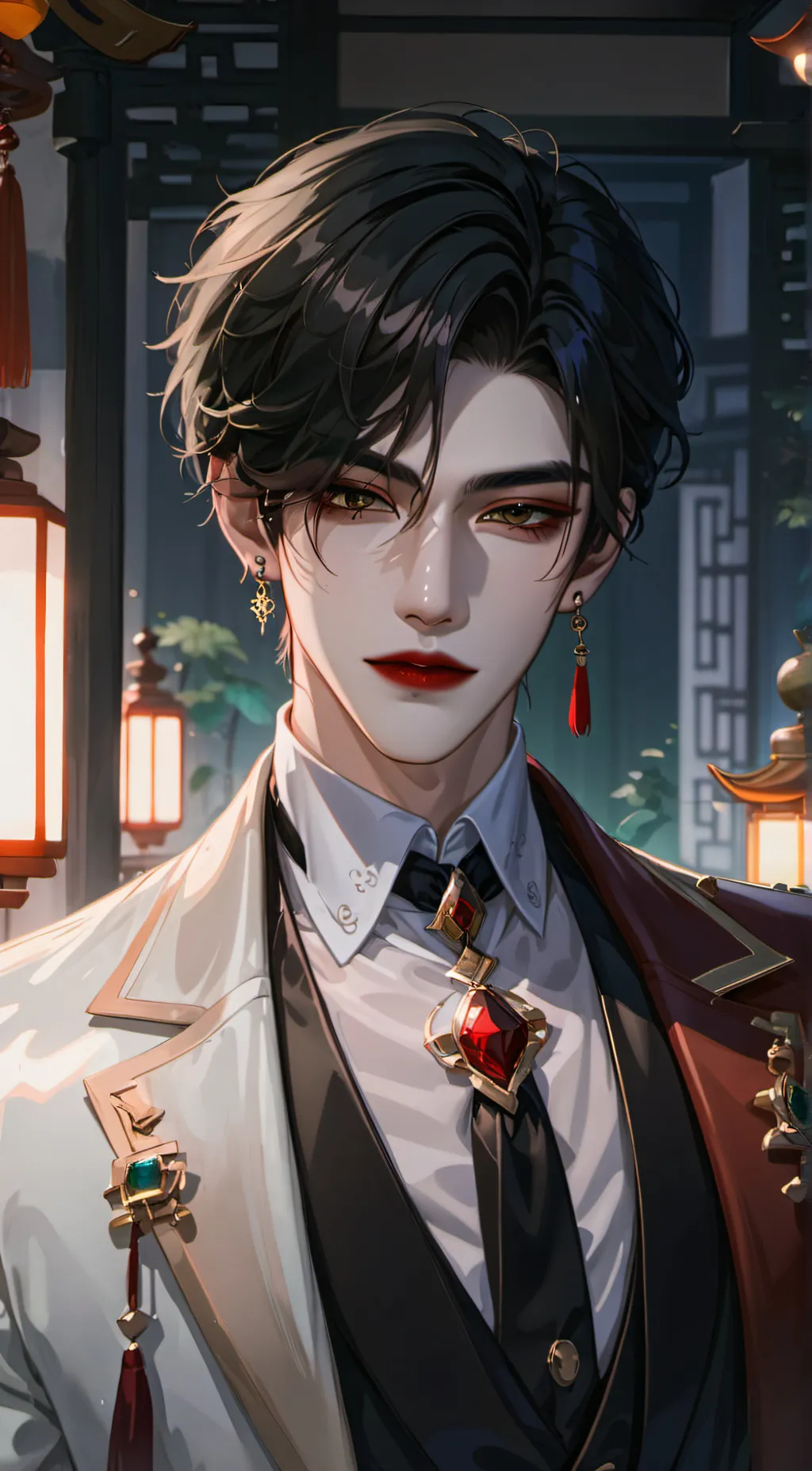 ai character: 林南渡 background