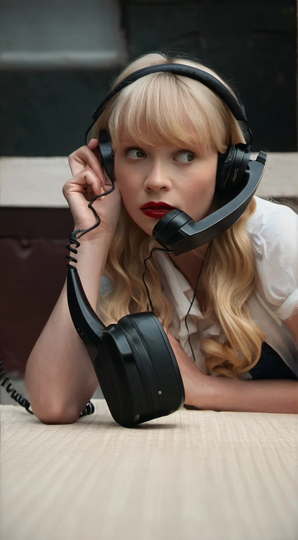 ai character: phone background