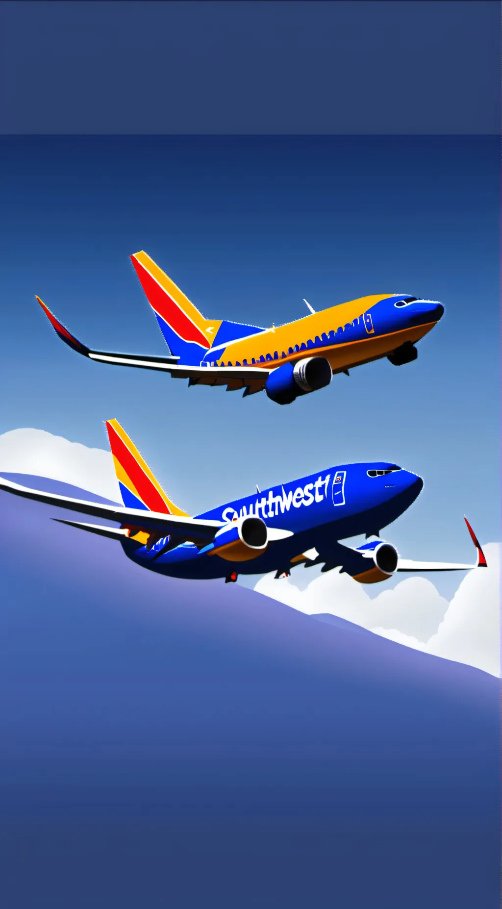 ai character: Southwest Airlines background