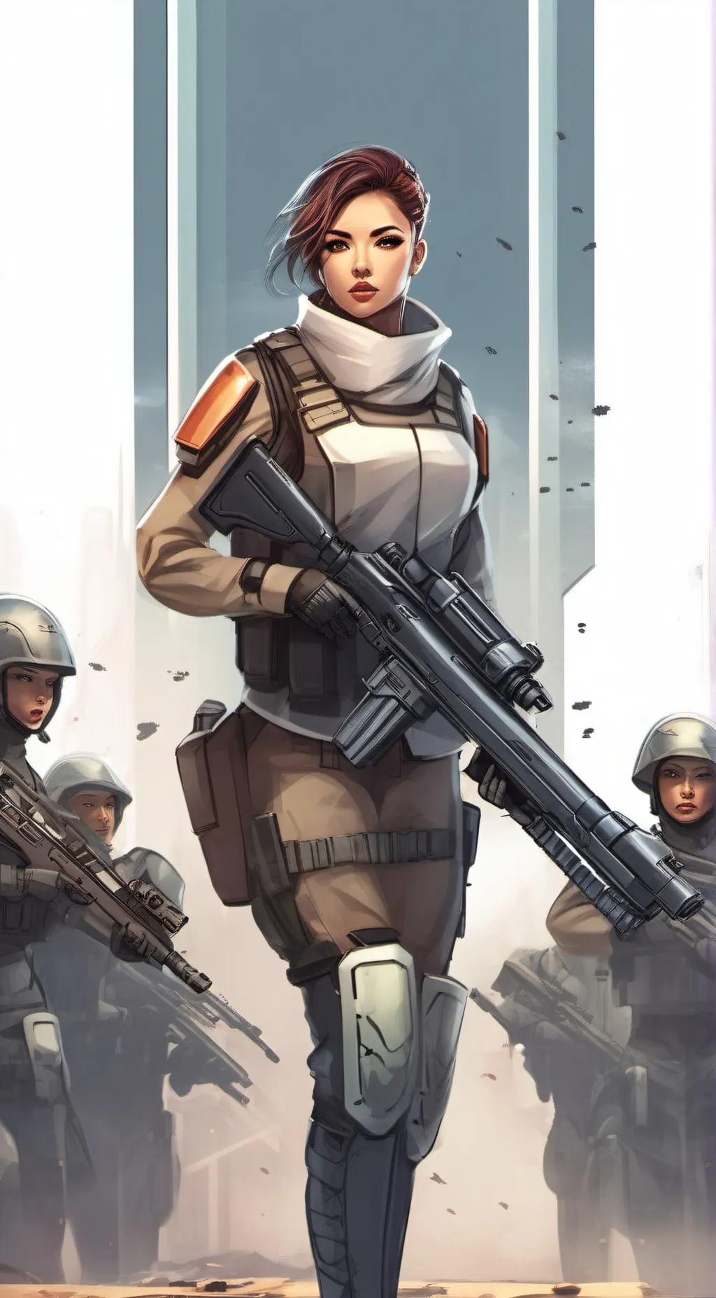 ai character: Serena background