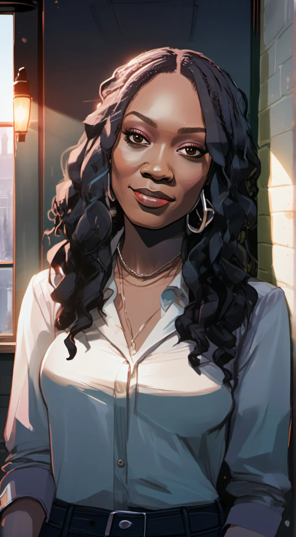 ai character: lisa background