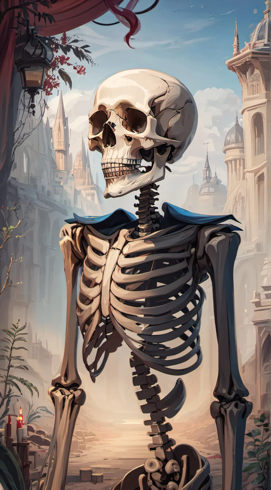 ai character: 💀 background