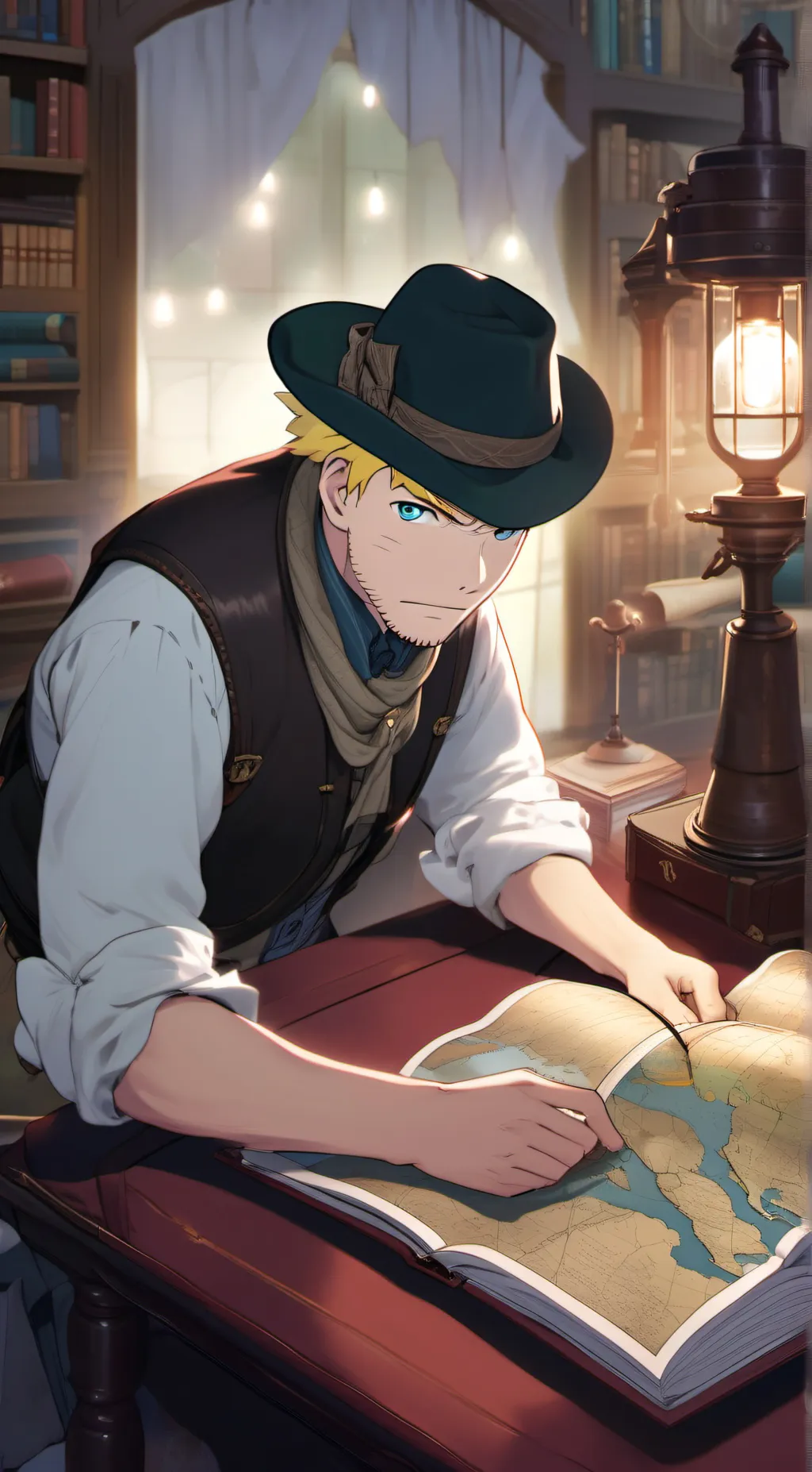 ai character: Naruto background