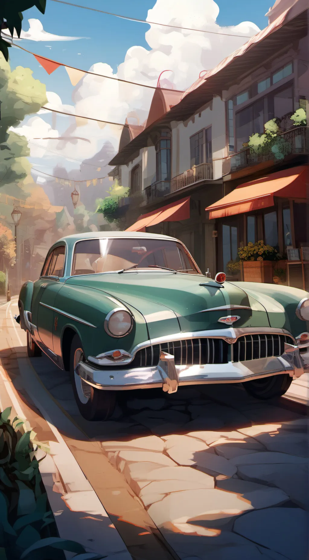 ai character: car background