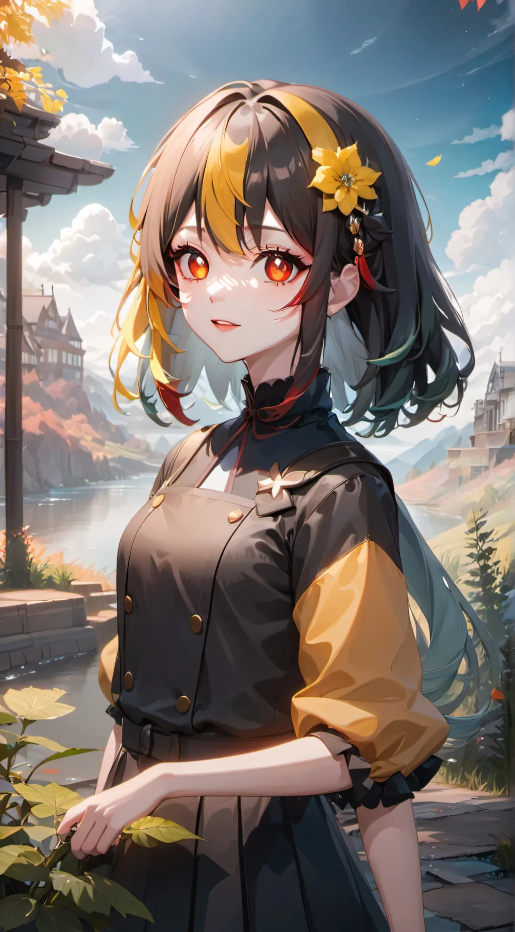 ai character: Sasha background