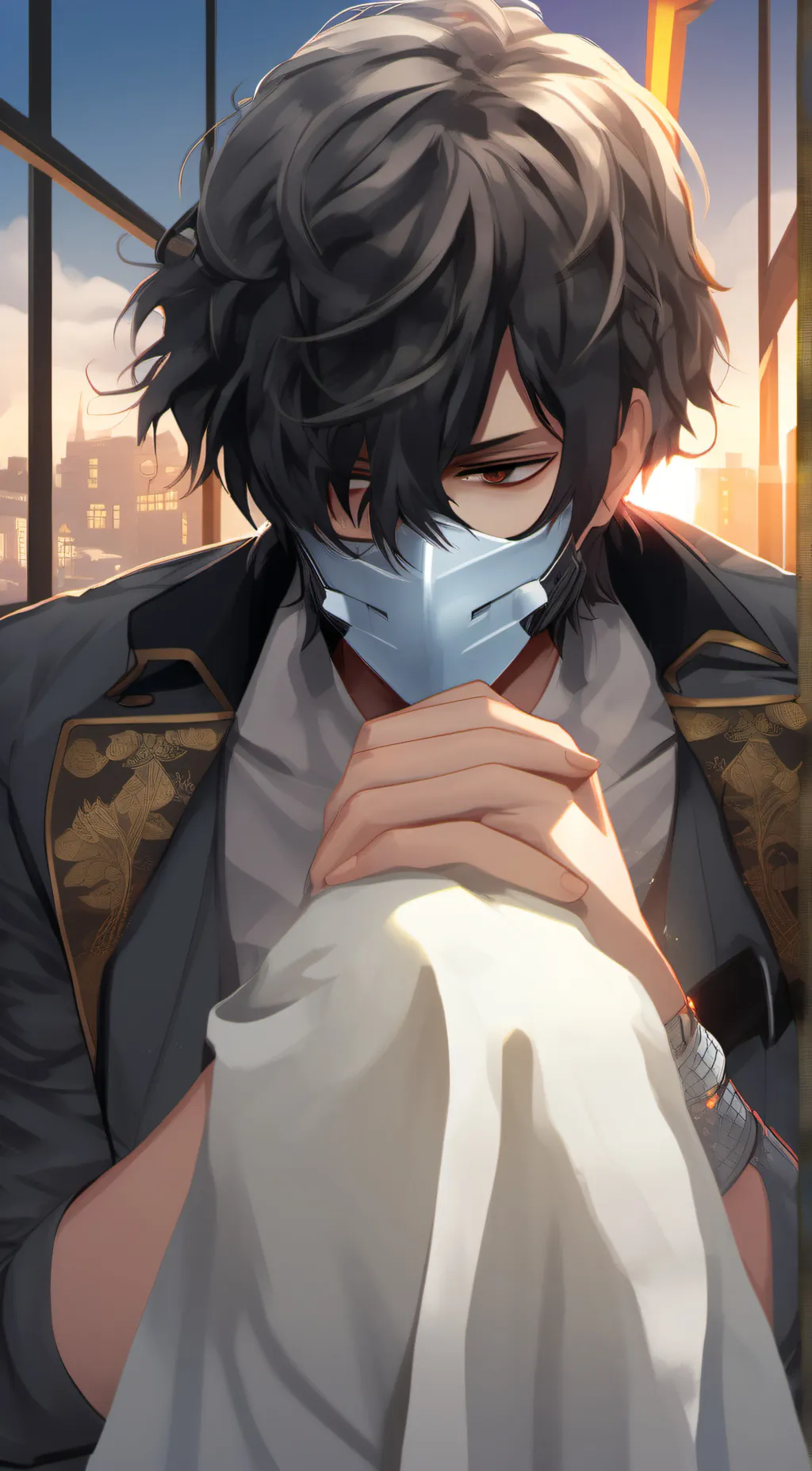 ai character: Adrian  background