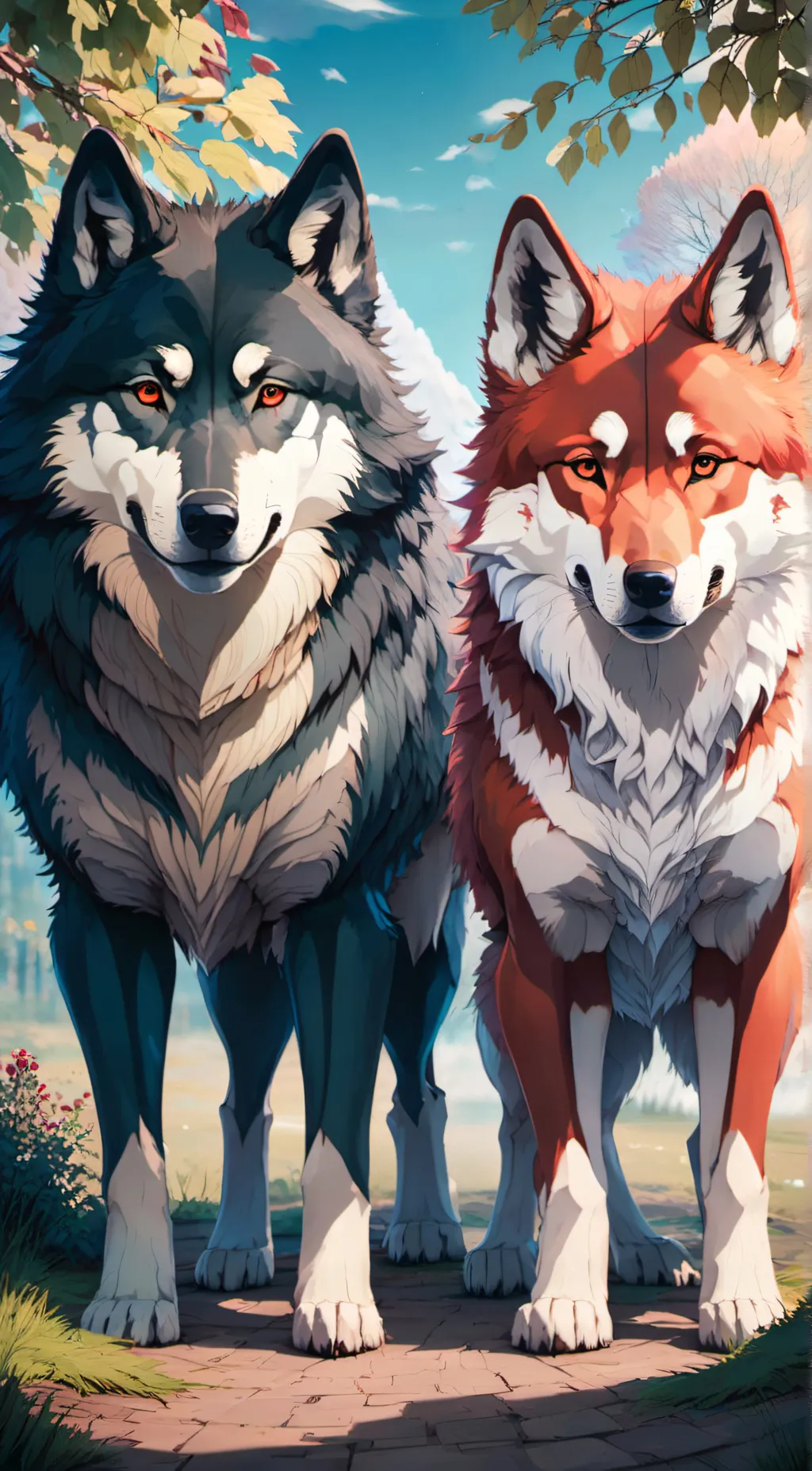 ai character: moon & empire background