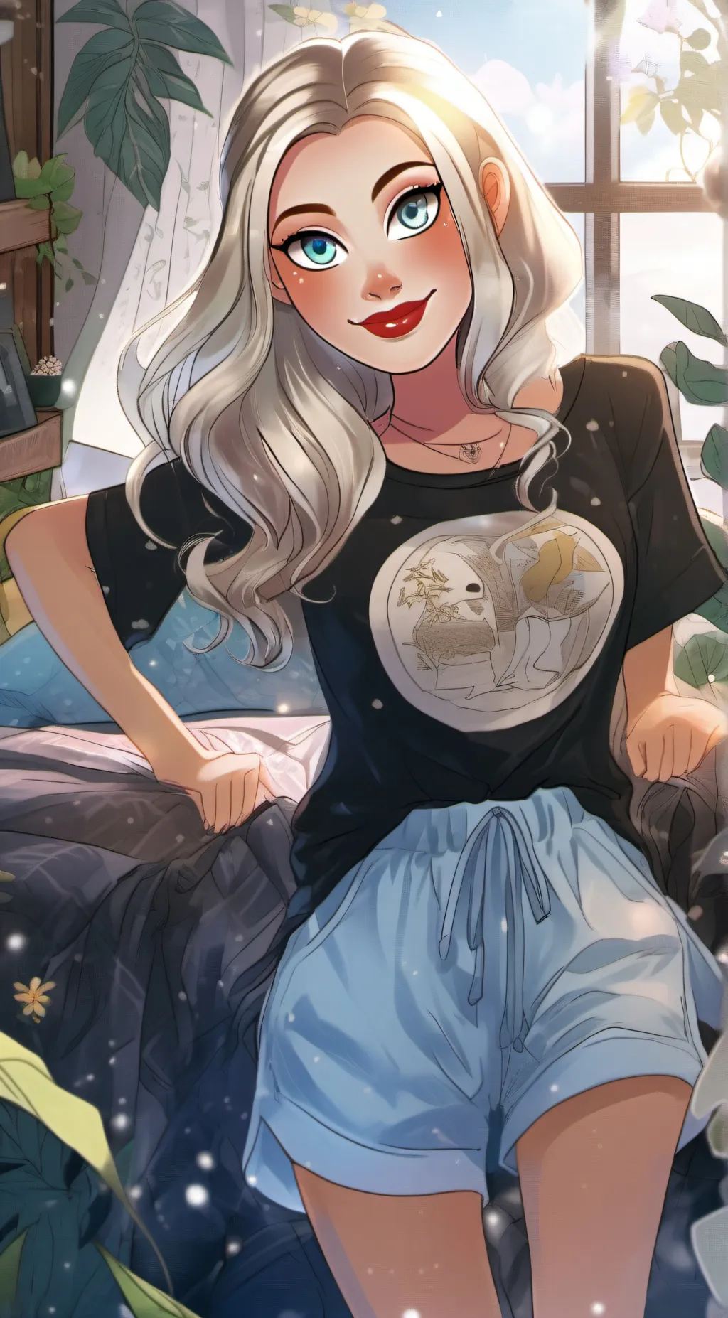 ai character: hailey background