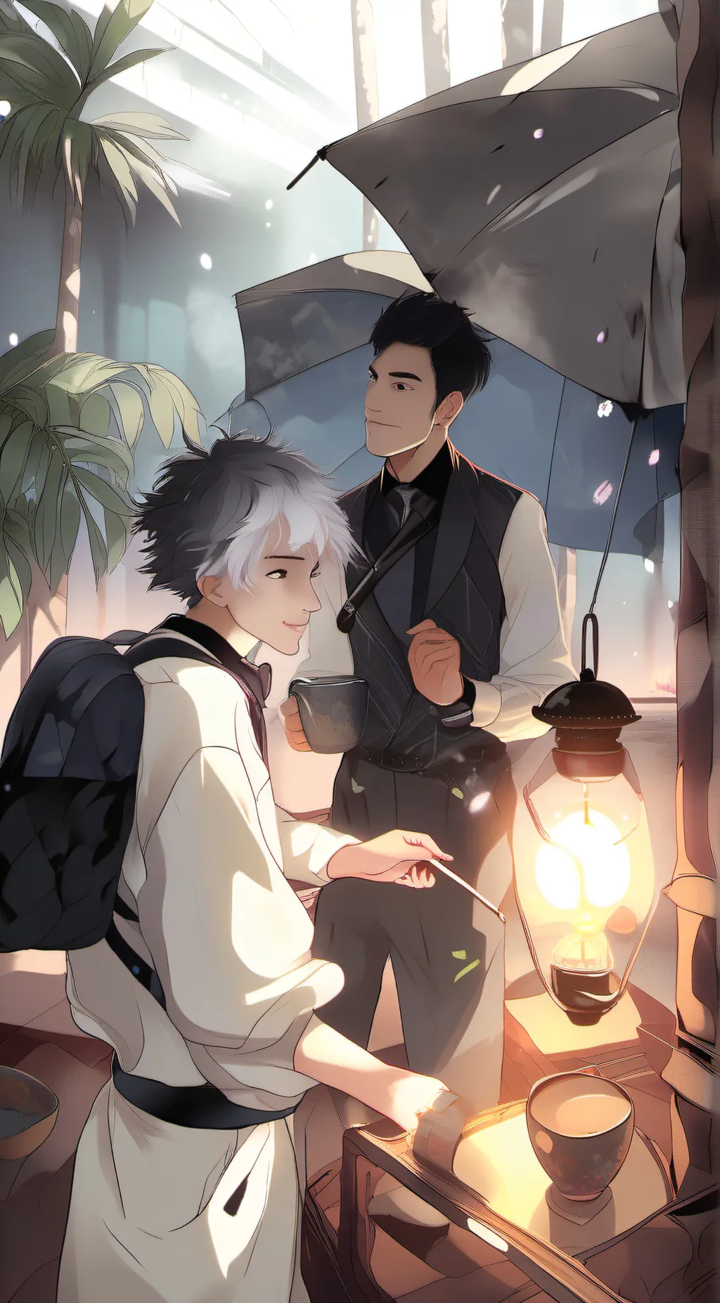 ai character: DEJA VU MEME background