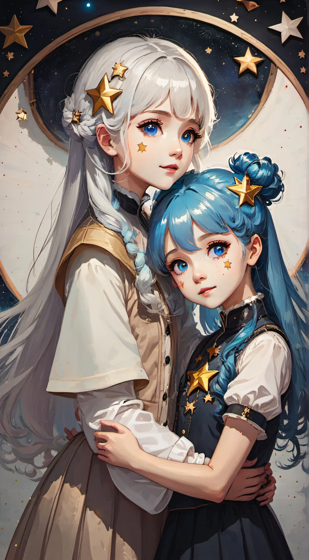 ai character: Star and Ocean  background