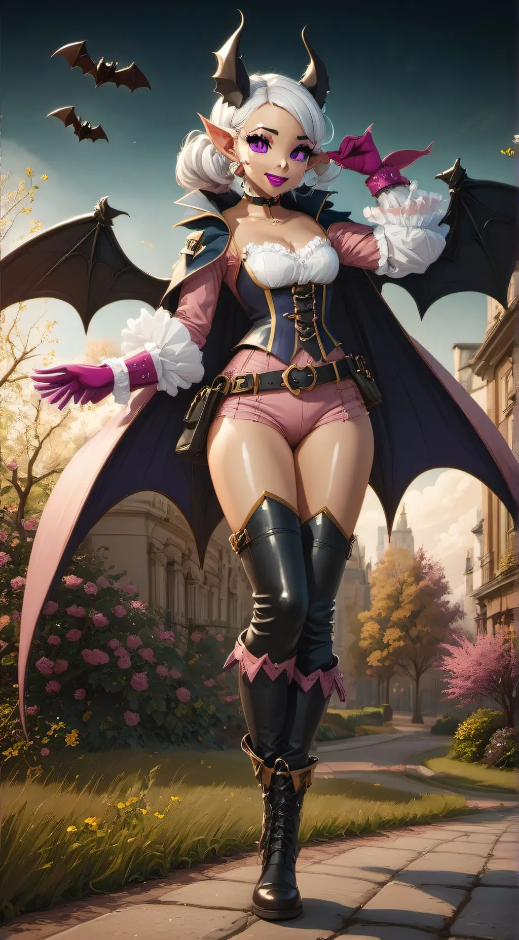 ai character: Rouge The Bat background