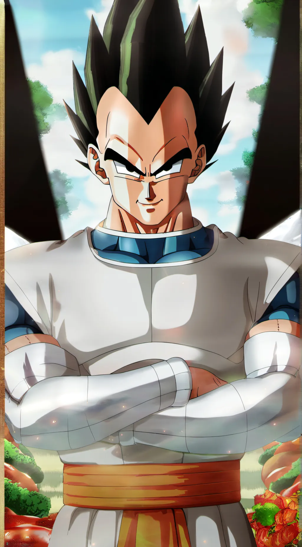 ai character: vegeta  background