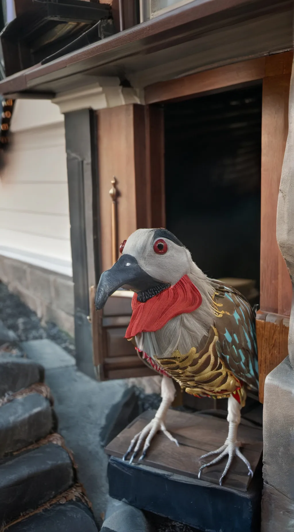 ai character: bird background