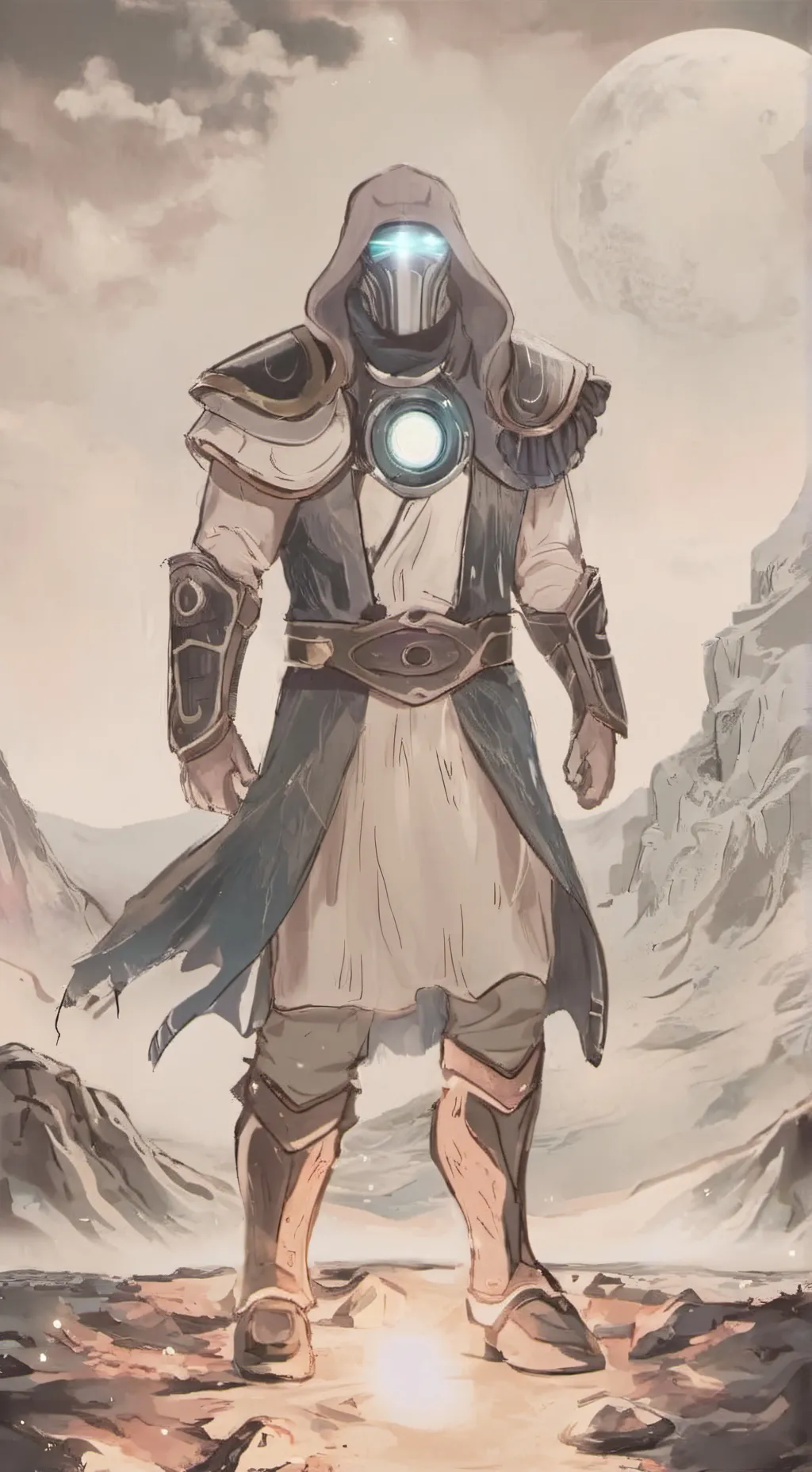 ai character: Galaxy traveler background