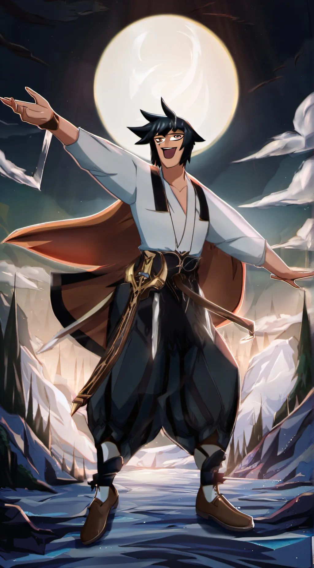 ai character: Justin background