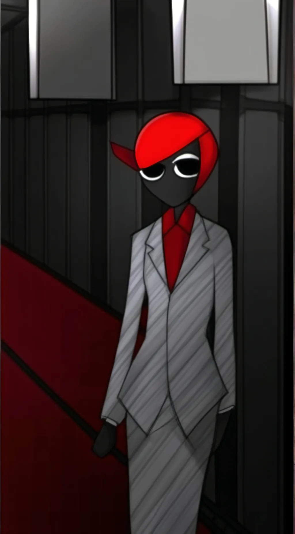 ai character: rainbow friends  background