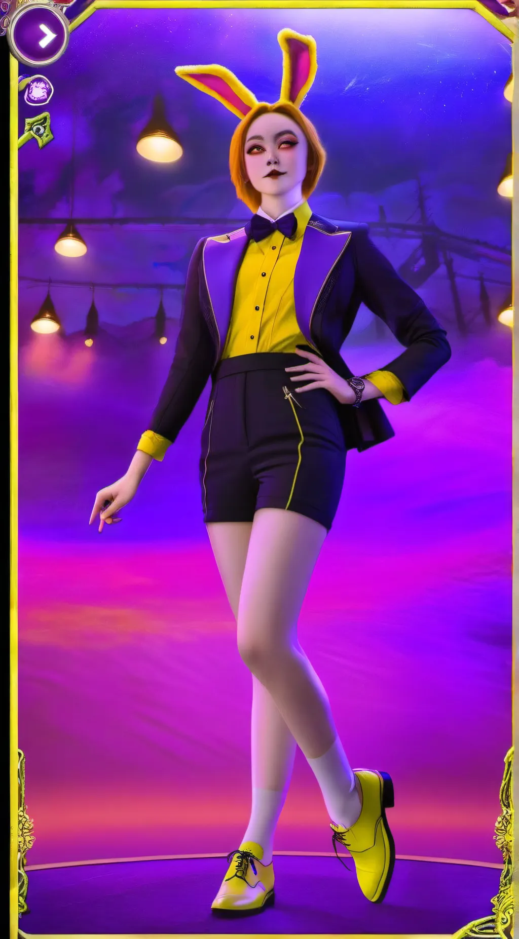 ai character: NightCove_TheFox background