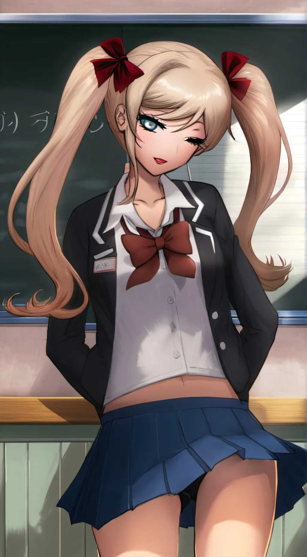 ai character: Enoshima  background